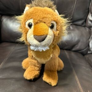 Plush Lion Toy - Brown and Tan